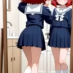 【エロ画像】赤髪アッ