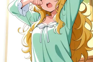 【エロ画像】緑髪ウェ