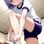 【エロ画像】紫髪サイ