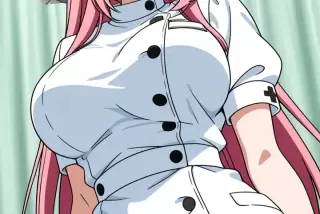 【エロ画像】ピンク髪