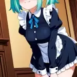 【エロ画像】緑髪ツイ