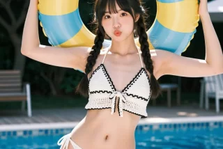 【AI腋フェチ画像】浮