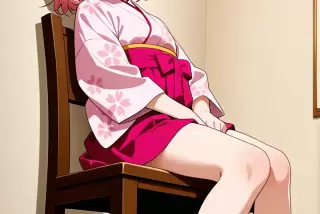 【エロ画像】桜色セミ