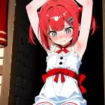 【エロ画像】赤髪セミ