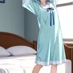 【エロ画像】水色お団