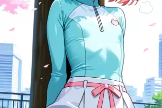 【エロ画像】桜色お団