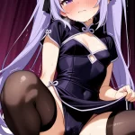 【エロ画像】黒青グラ