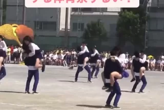 【動画】JK、体育祭で