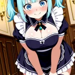 【エロ画像】水色ロー