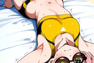【エロ画像】ピンク髪