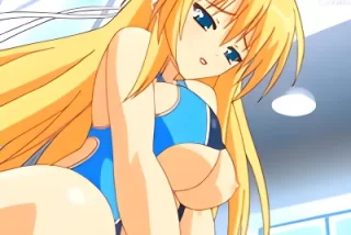 プールサイドで大好き