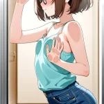 【エロ画像】茶髪ショ