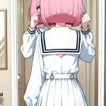 【エロ画像】ピンク髪