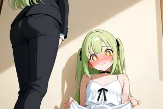 【エロ画像】緑髪ロン
