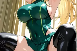 【エロ画像】金髪ポニ