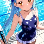 【エロ画像】青髪ロン