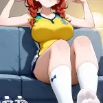【エロ画像】青髪ツイ