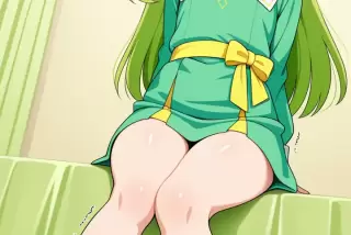 【エロ画像】ライム色
