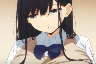 ドアの前に立っていた