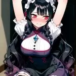 【エロ画像】黒髪ウェ
