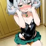 【エロ画像】銀髪セミ
