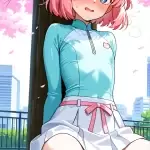 【エロ画像】桜色お団