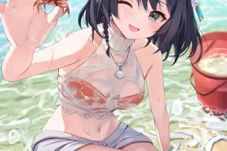 【画像】女の子「見て