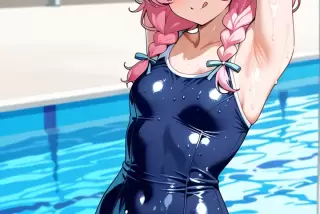 【エロ画像】青髪ツイ