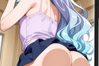 【エロ画像】水色ウェ