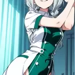 【エロ画像】銀髪ツイ