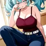 【エロ画像】水色ツイ