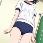 【エロ画像】水色髪刈