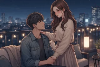 職場の人妻と不倫をし