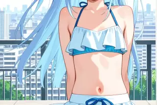 【エロ画像】青髪ロン