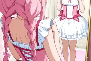 【エロ画像】桜色ツイ