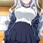 【エロ画像】銀髪ウェ