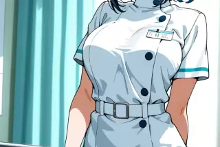 【エロ画像】青髪ポニ