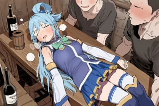 【画像】酒で潰れてる