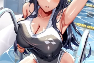 【二次】競泳水着女子