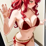 【エロ画像】赤髪ウェ