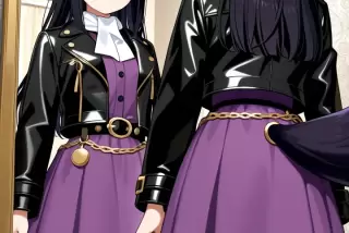 【エロ画像】黒髪サイ