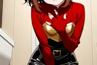 【エロ画像】茶髪ショ