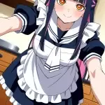 【エロ画像】黒青グラ