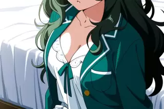 【エロ画像】黒青グラ