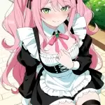 【エロ画像】ピンク髪