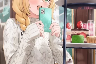 【二次】金髪女子の可