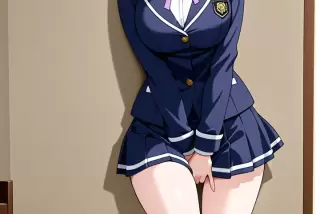 【エロ画像】桜色ボブ