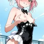 【エロ画像】ピンク髪