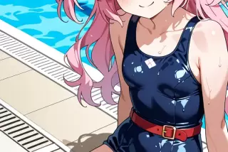 【エロ画像】桜色内巻