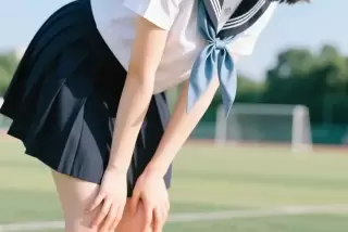 【画像】JKの白パンテ